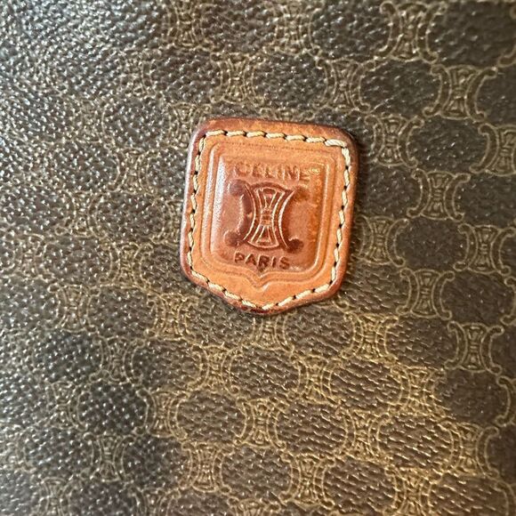 Celine Brown Patterned Toiletry Bag - Picture 9 of 9